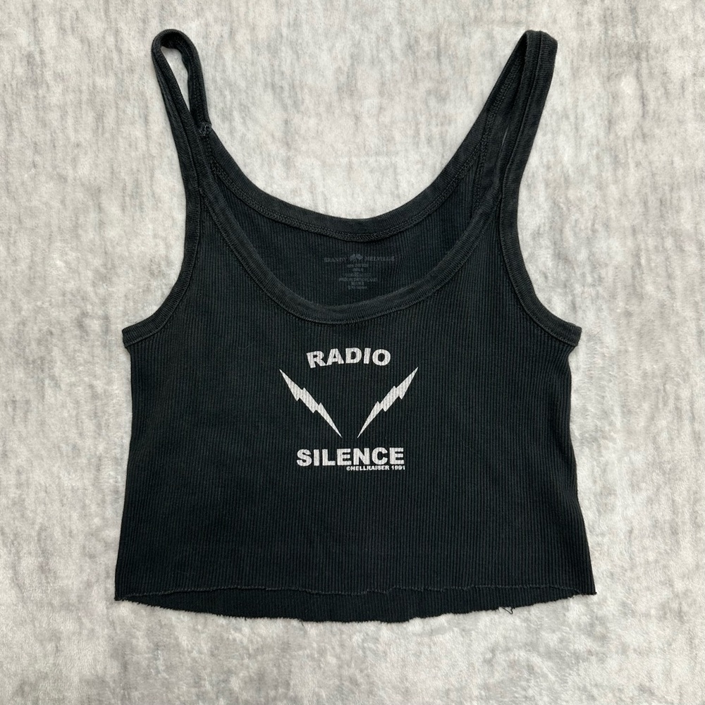 Brandy Melville Radio Silence Ribbed Tank Top